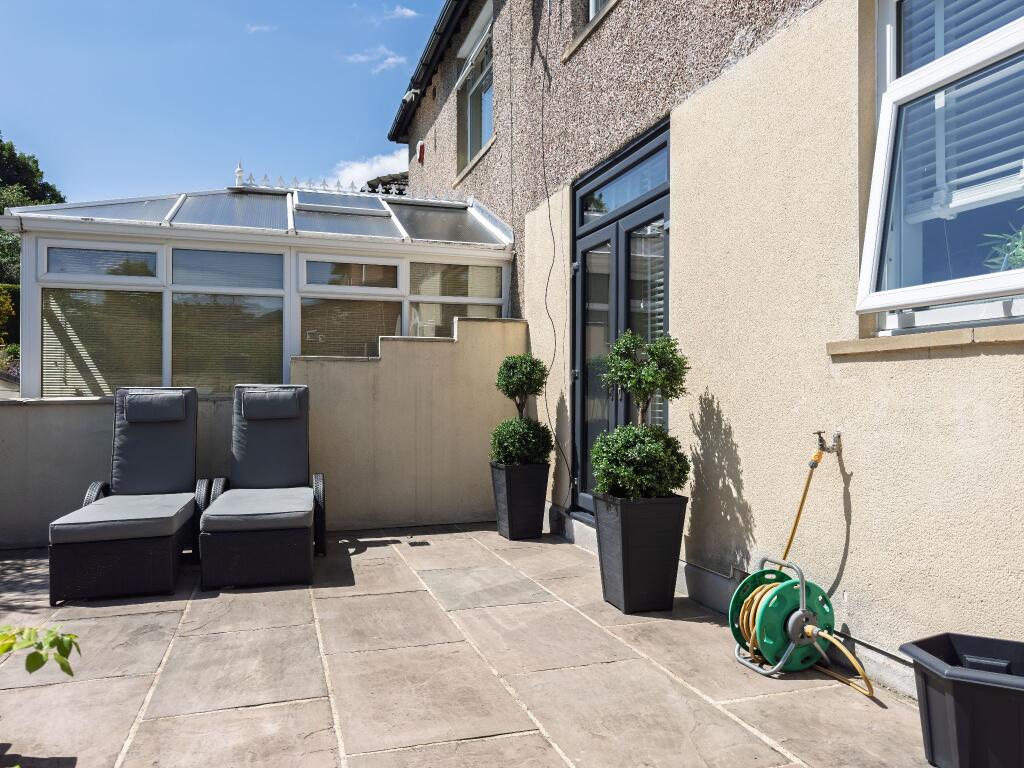 Rear patio