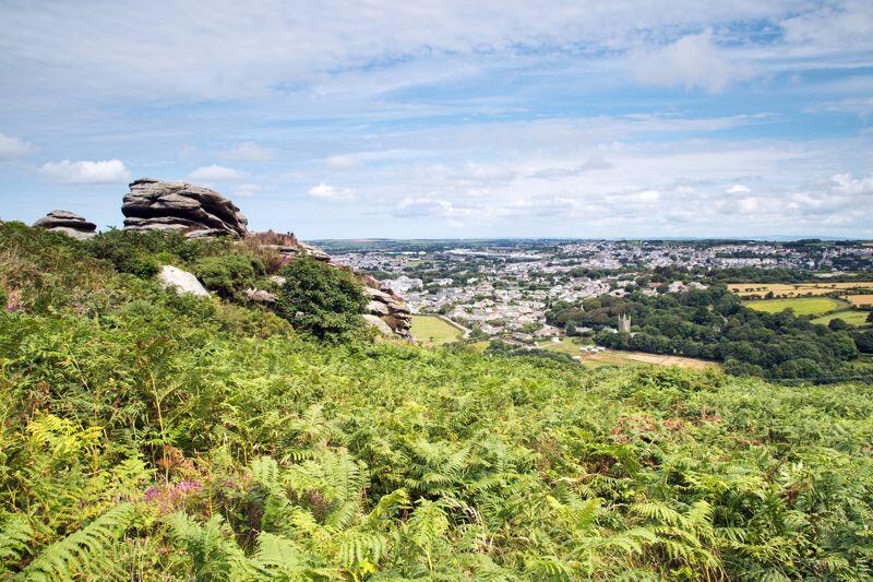view from Carn Brea