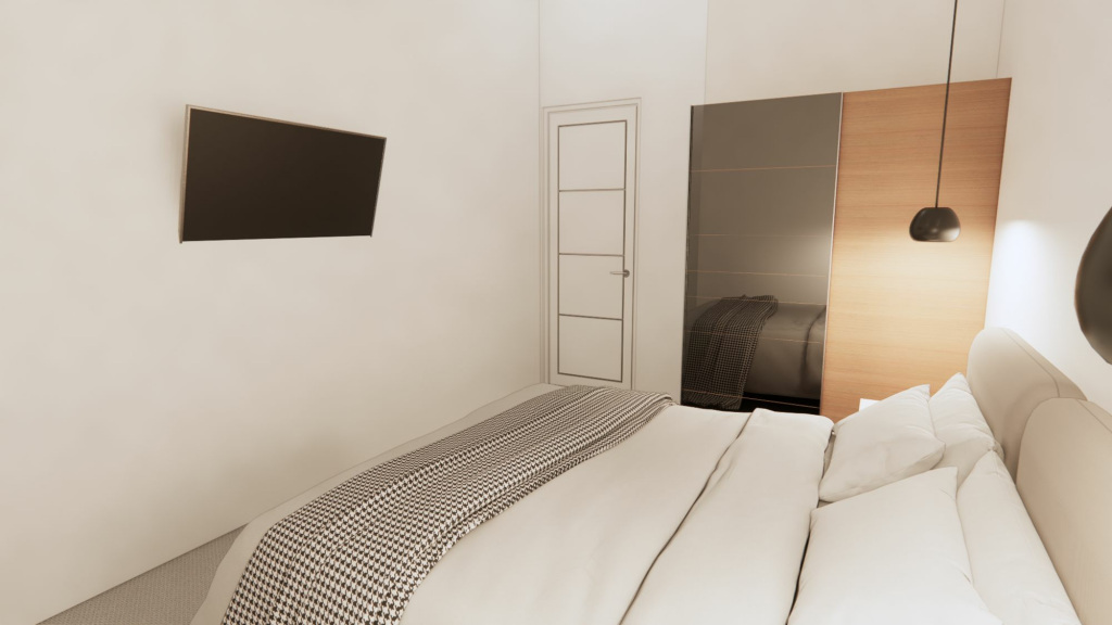 KITCHEN LIVING DINING BEDROOMS AND WET ROOM