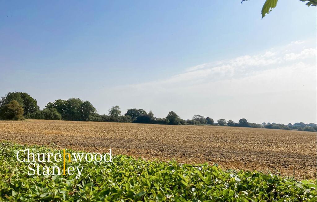 Backing onto fields