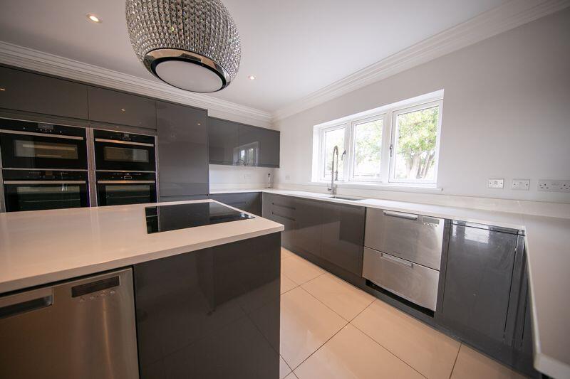 Feature packed bespoke fitted kitchen