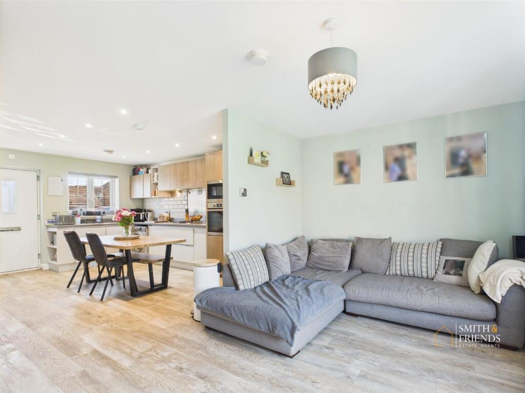 Lounge into Kitchen/Dining Area