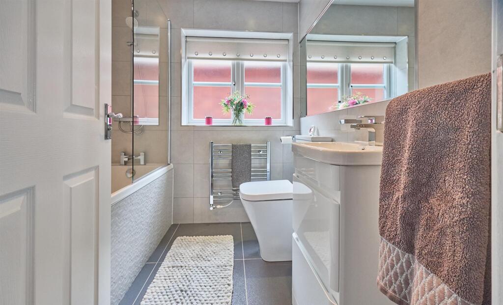 Re-fitted bathroom to side