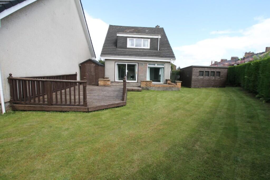 Rear of property