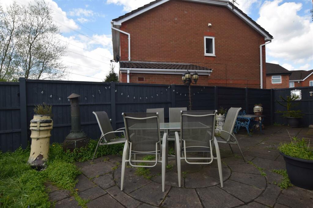 Patio in side/rear garden