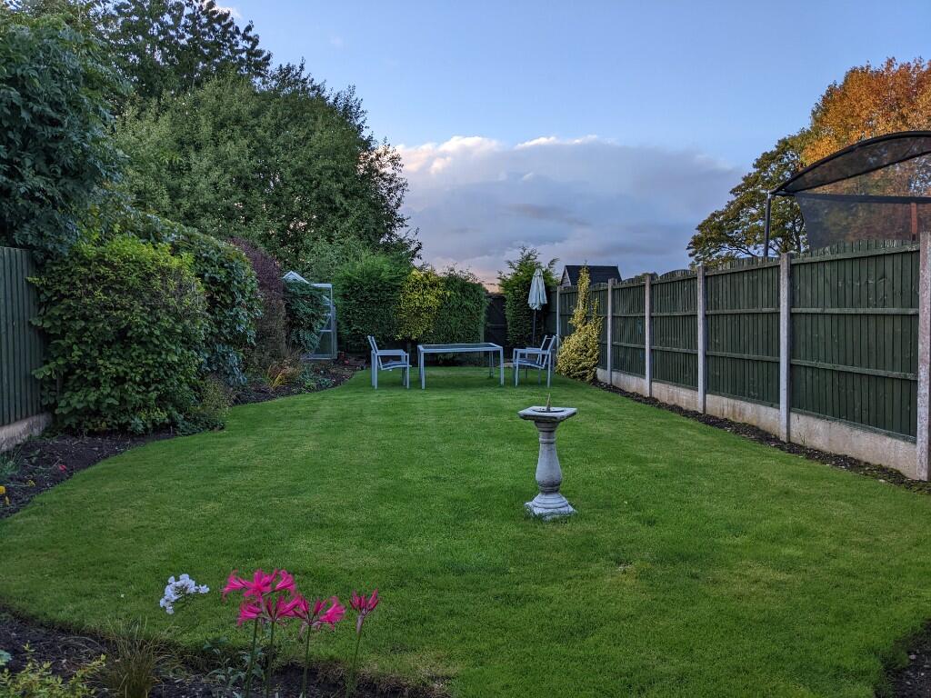 Rear garden