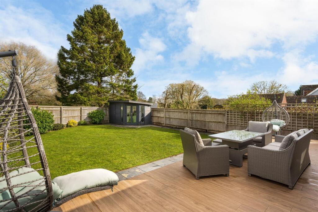Rear garden from deck
