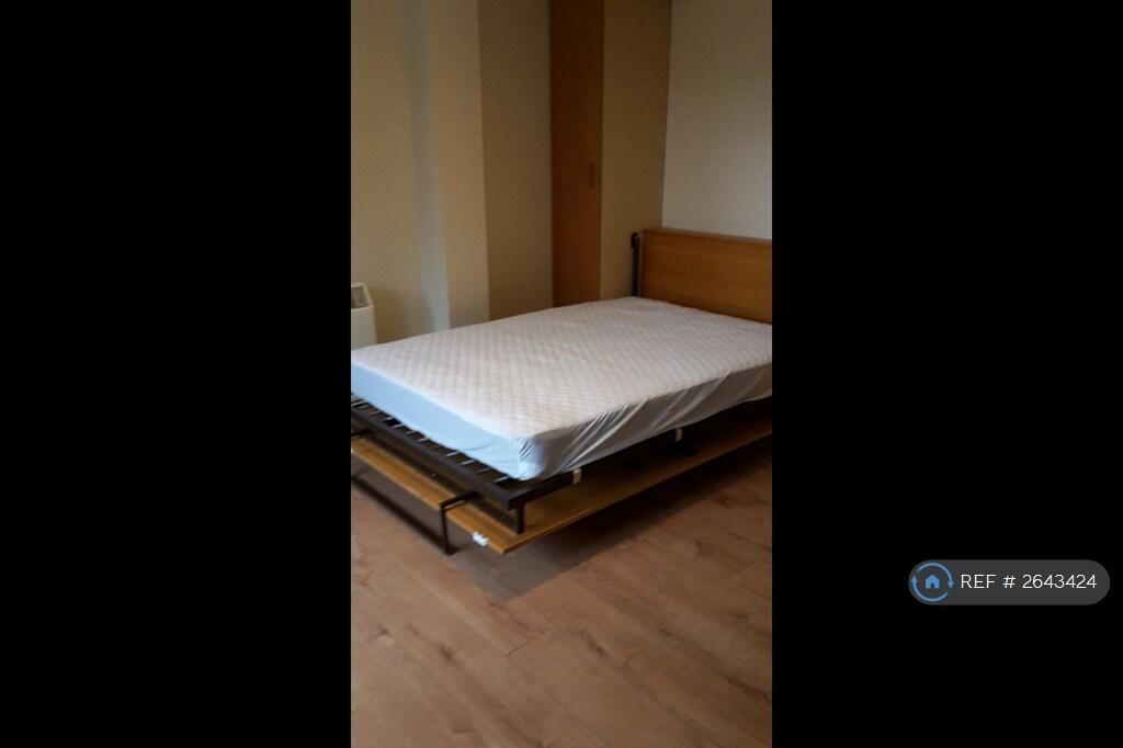 Double Bed Pulled Down