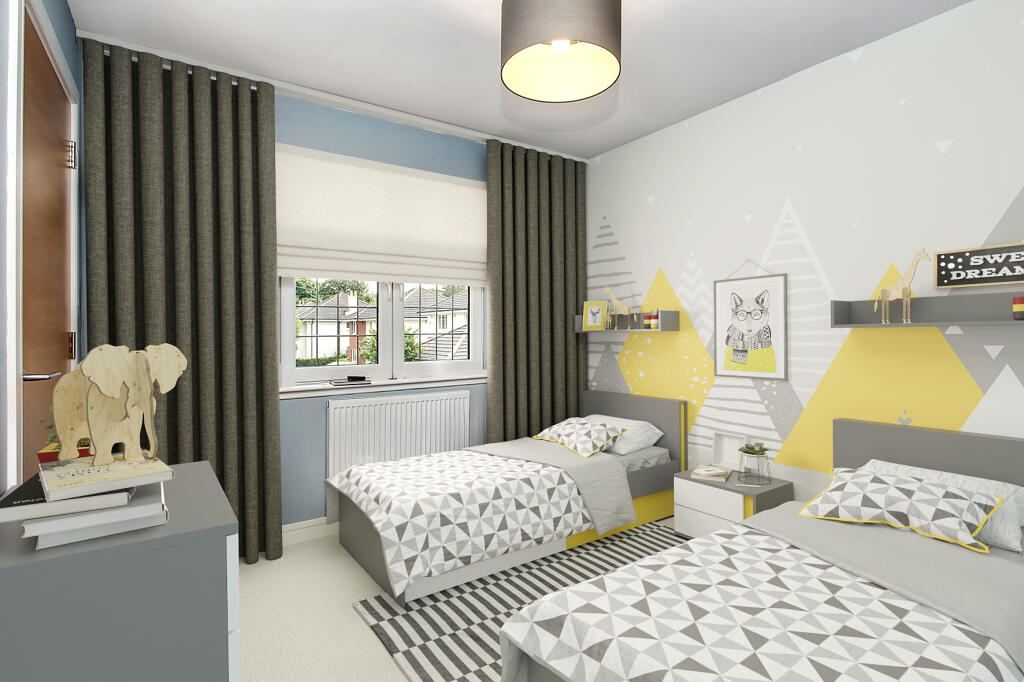 Bedroom 4 Virtually Staged