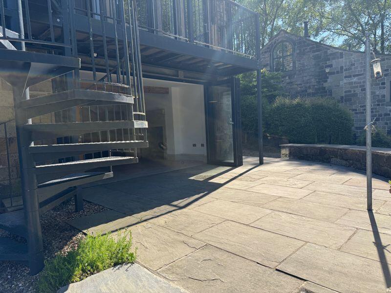 Rear patio