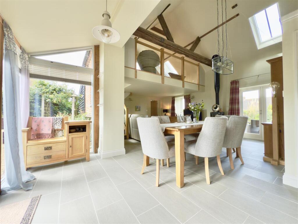 light and spacious living area