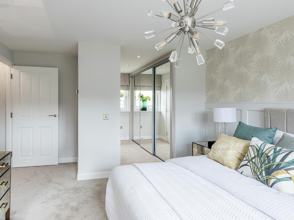 Image of bedroom in 4 bedroom Glenbervie house type at Cammo Meadows