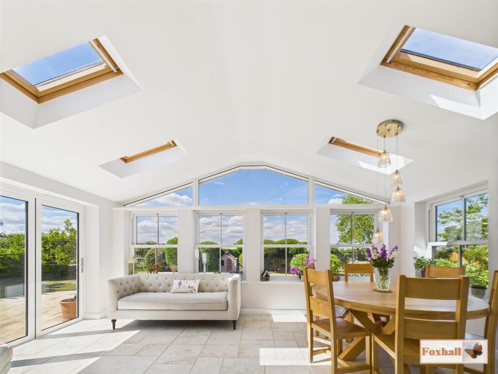 Open Plan Sitting/Dining Room In Orangery Style