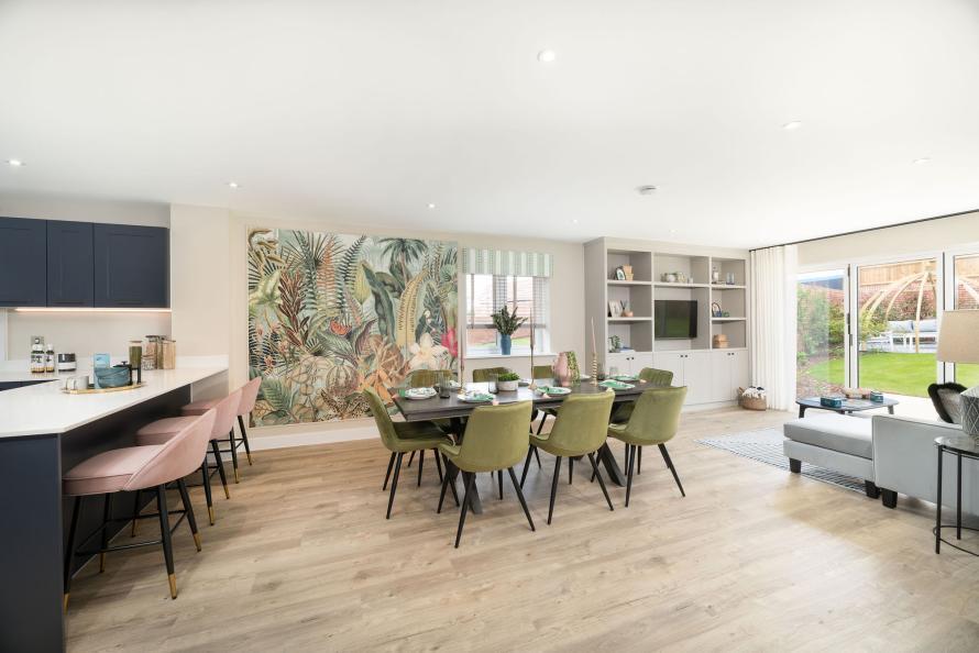 Eden Green - Plot 34 Kitchen Dining Family