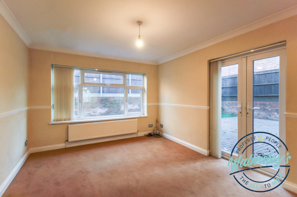 French doors to rear gardens from extension