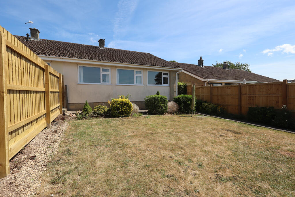 Rear elevation and garden