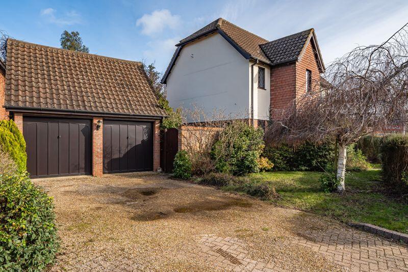 Double Garage And Driveway