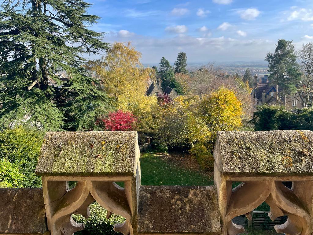 Grand balcony accessed via bedroom 2