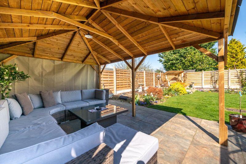 Gazebo covered seating area