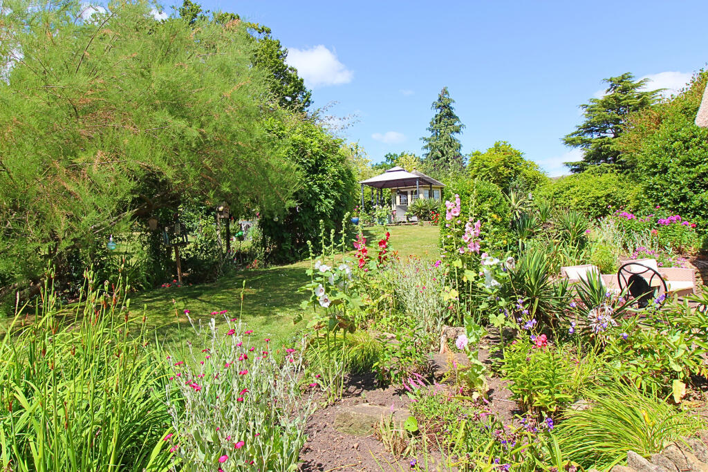 side garden view