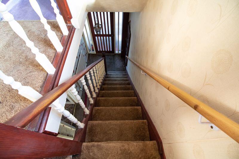 Stairwell to the upper floor