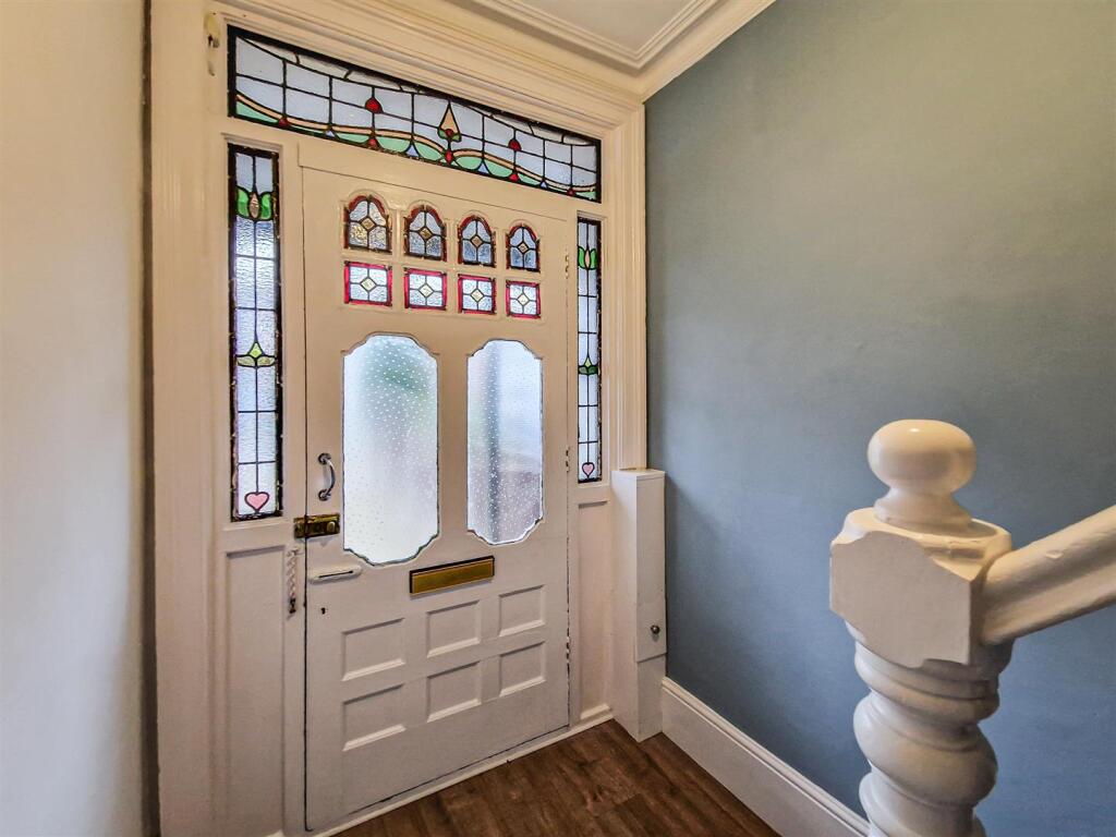 original stained glass door