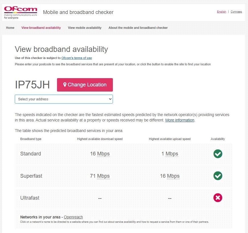 Broadband Check