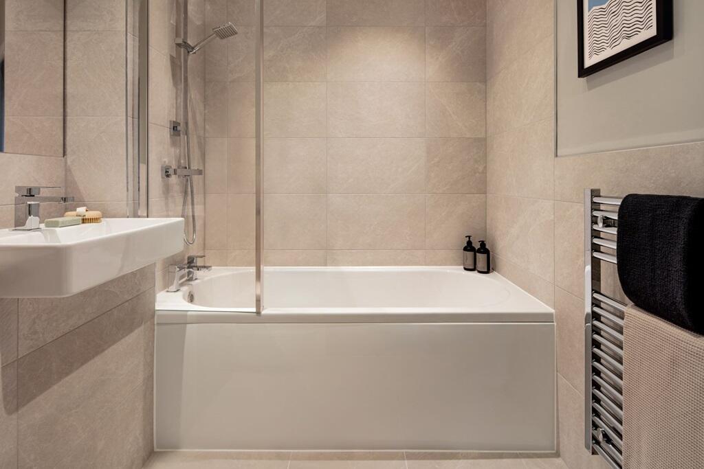 A Taylor Wimpey bathroom is stylish and easy to clean