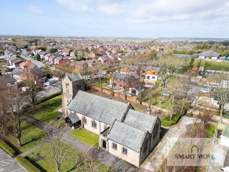 Backs onto Church Grounds