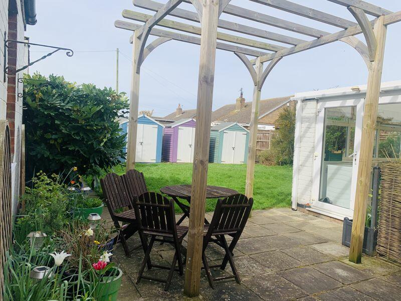 Patio with view to garden