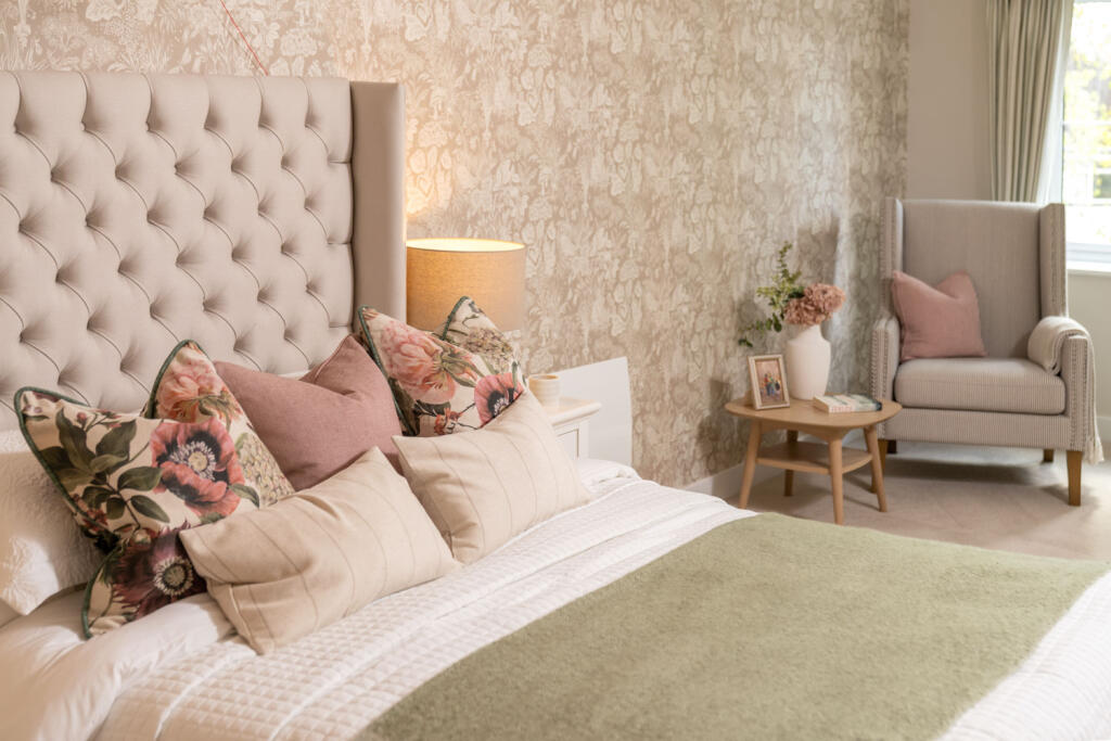 Knox Court - Typical 1 Bed Apartment Bedroom  