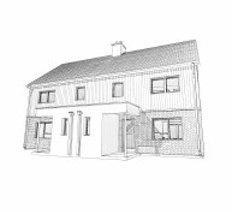 Elevation image from plans