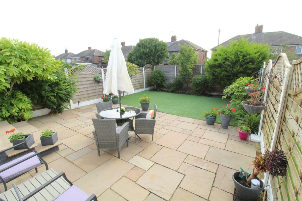 South West Facing Rear Garden