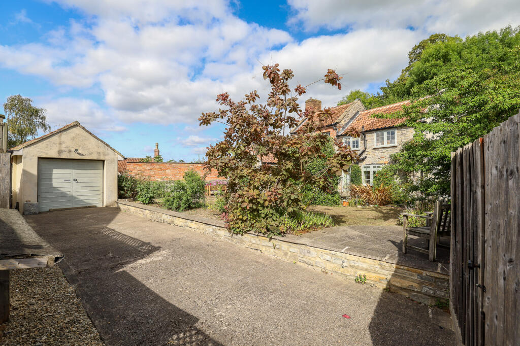 Garden and garage