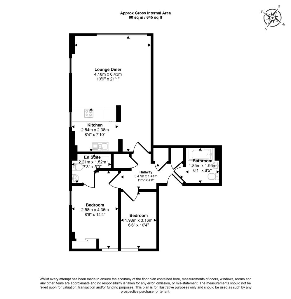 Flat 47, 187 East India Dock Road, Poplar London, E14 0EF