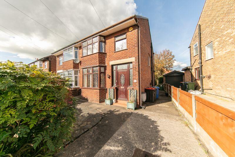 Front elevation and driveway