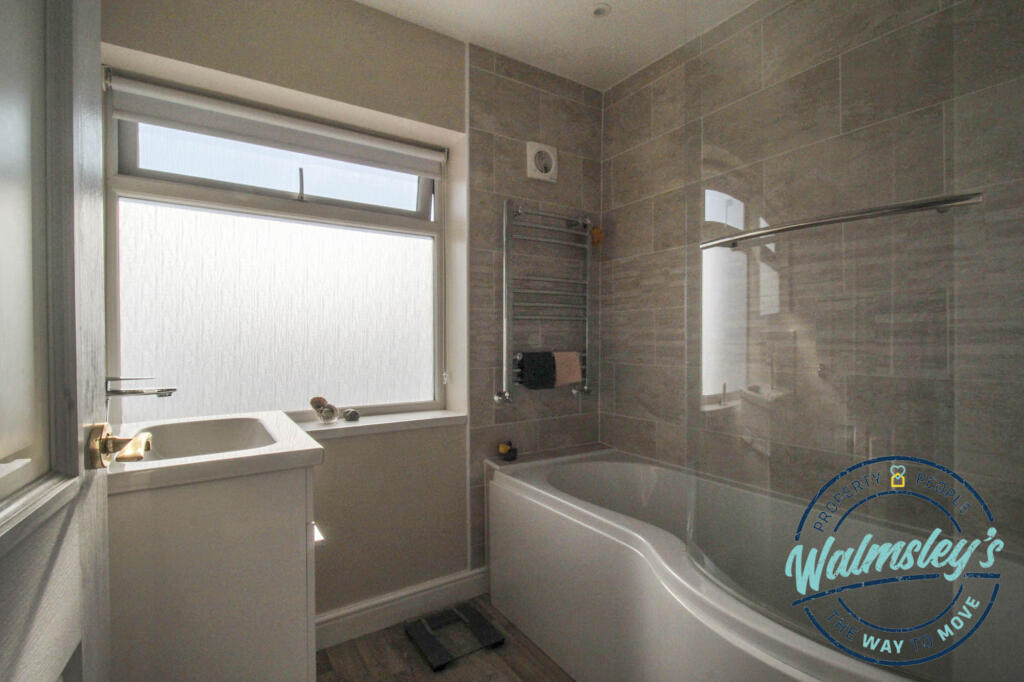 Refitted modern bathroom