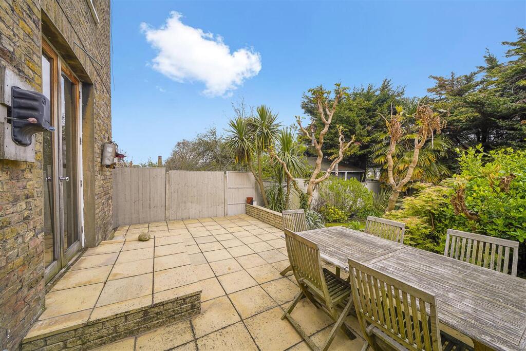 Beautiful two tiered rear garden