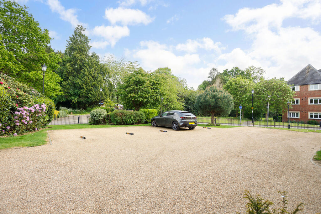 Parking area to front