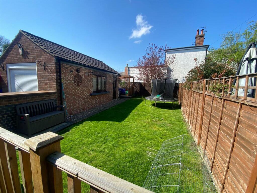 West facing garden