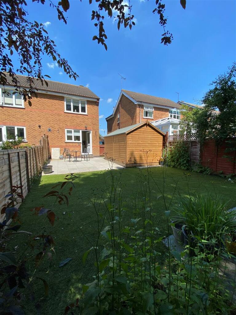 Rear of property
