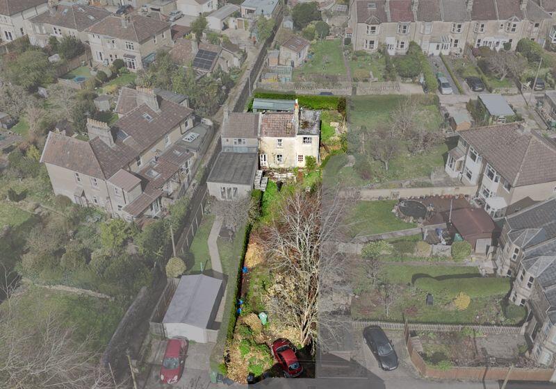 Aerial of plot