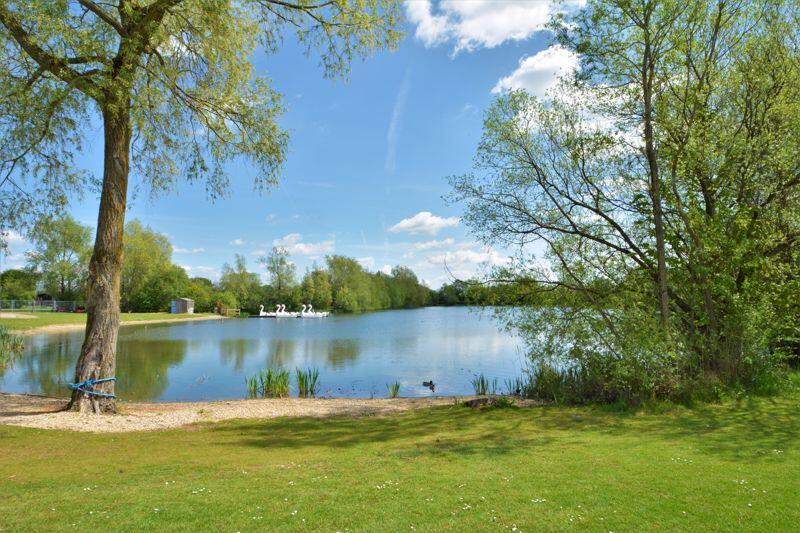 Pedalo and fishing lake