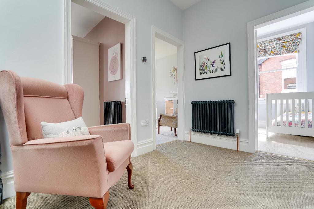 Sun filled landing to 4 bedrooms