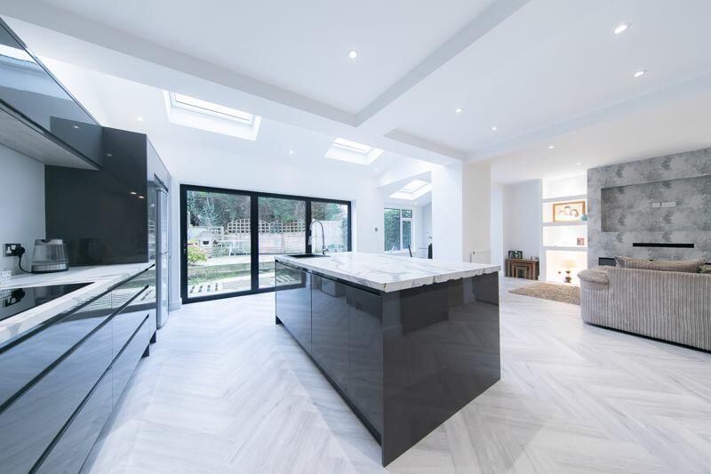 Open plan family room