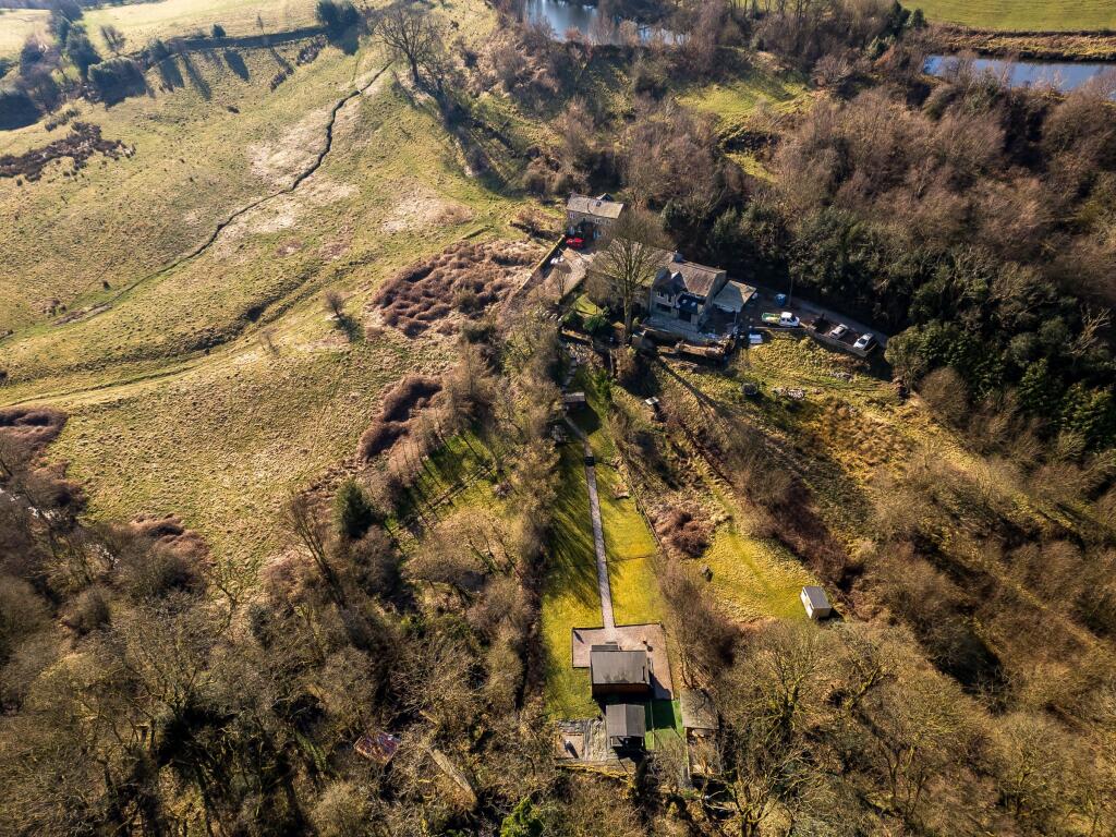 Aerial View of Garden to Property