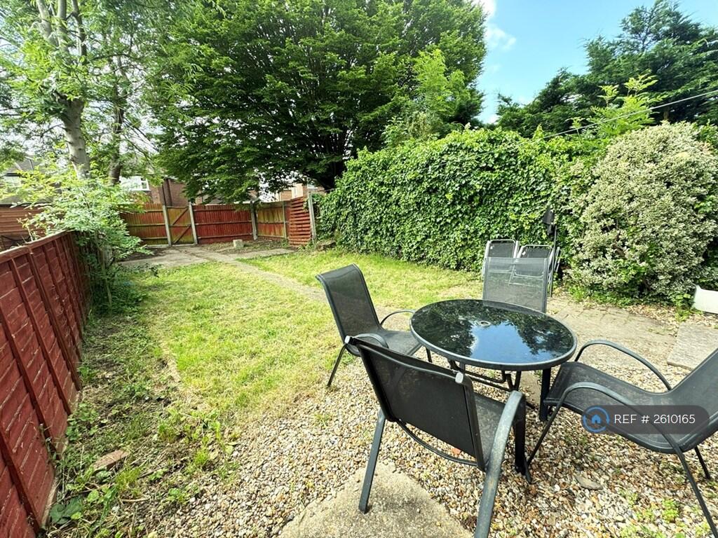 Garden With Table And Chairs