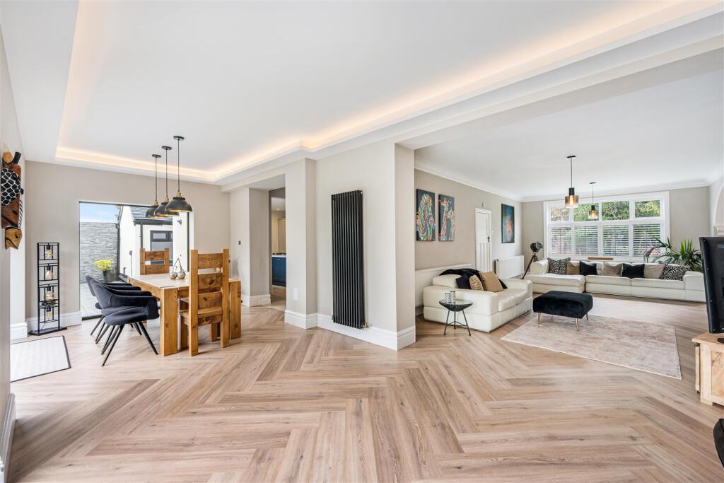 Open to living/dining area