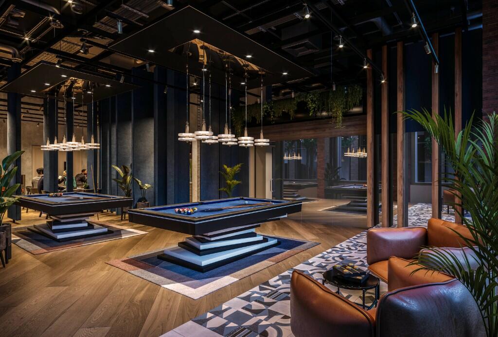 Resident games room
