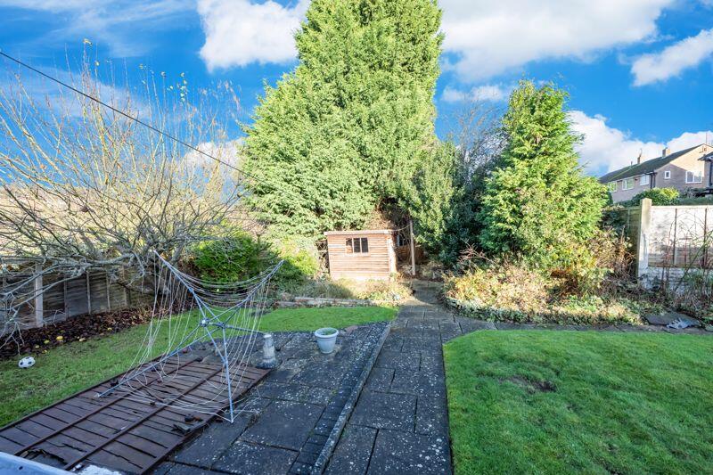 REAR GARDEN with SHED